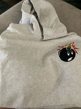 The Hundreds Grey Pullover with Black Logo Tag